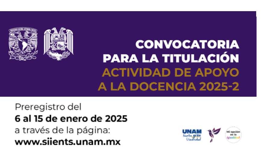 Convocatoria Actividad de Apoyo a la Docencia