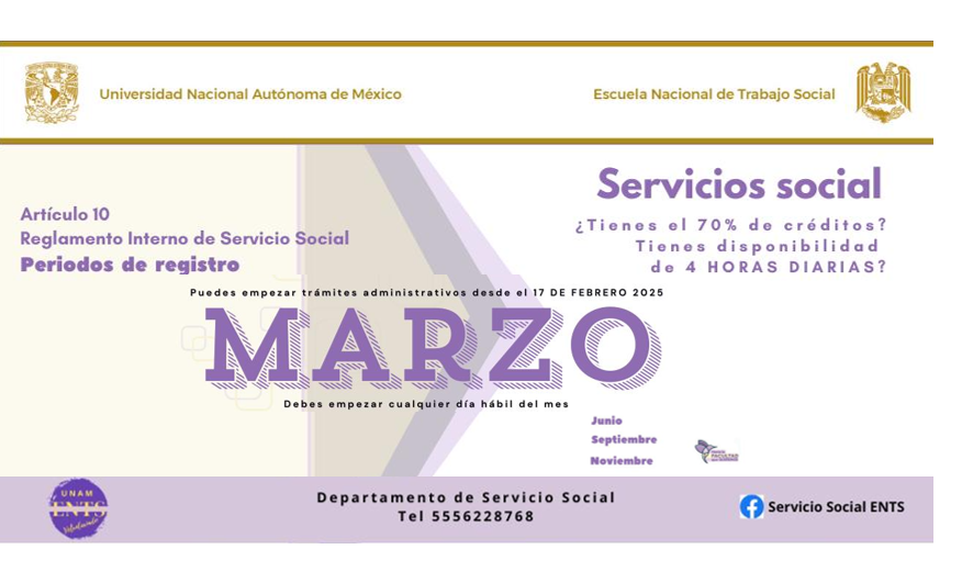 Servicio Social Marzo