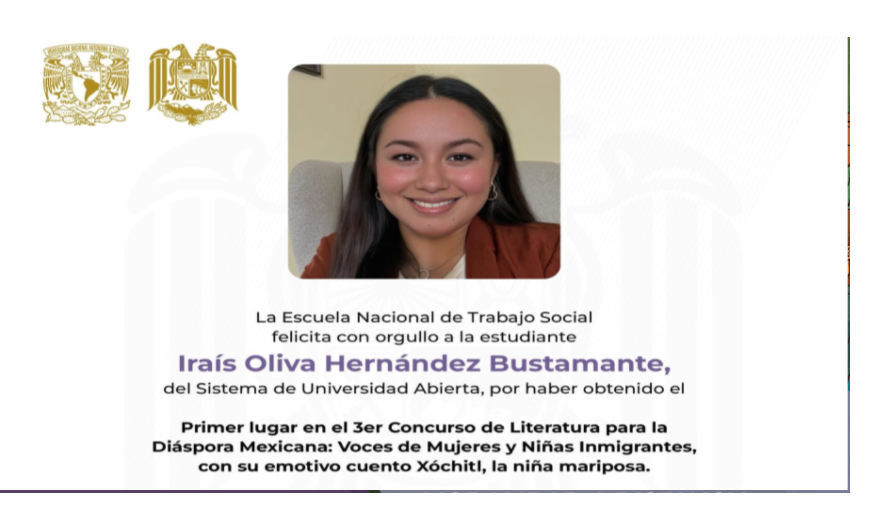 Felicitación alumna SUA